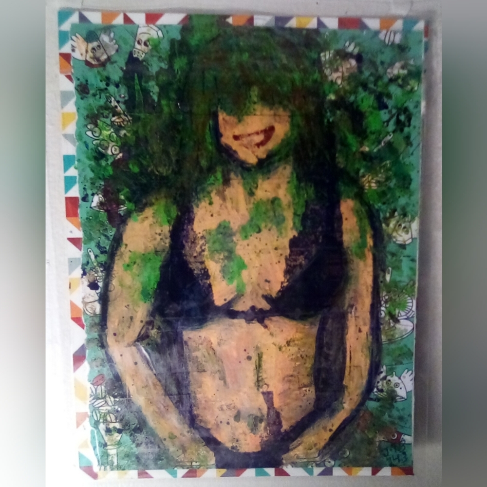 🎨Slime Watercolor Painting Art🖼